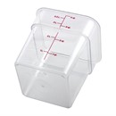 Boîte de conservation alimentaire carrée Camsquares® de Cambro en polycarbonate 3,8 L